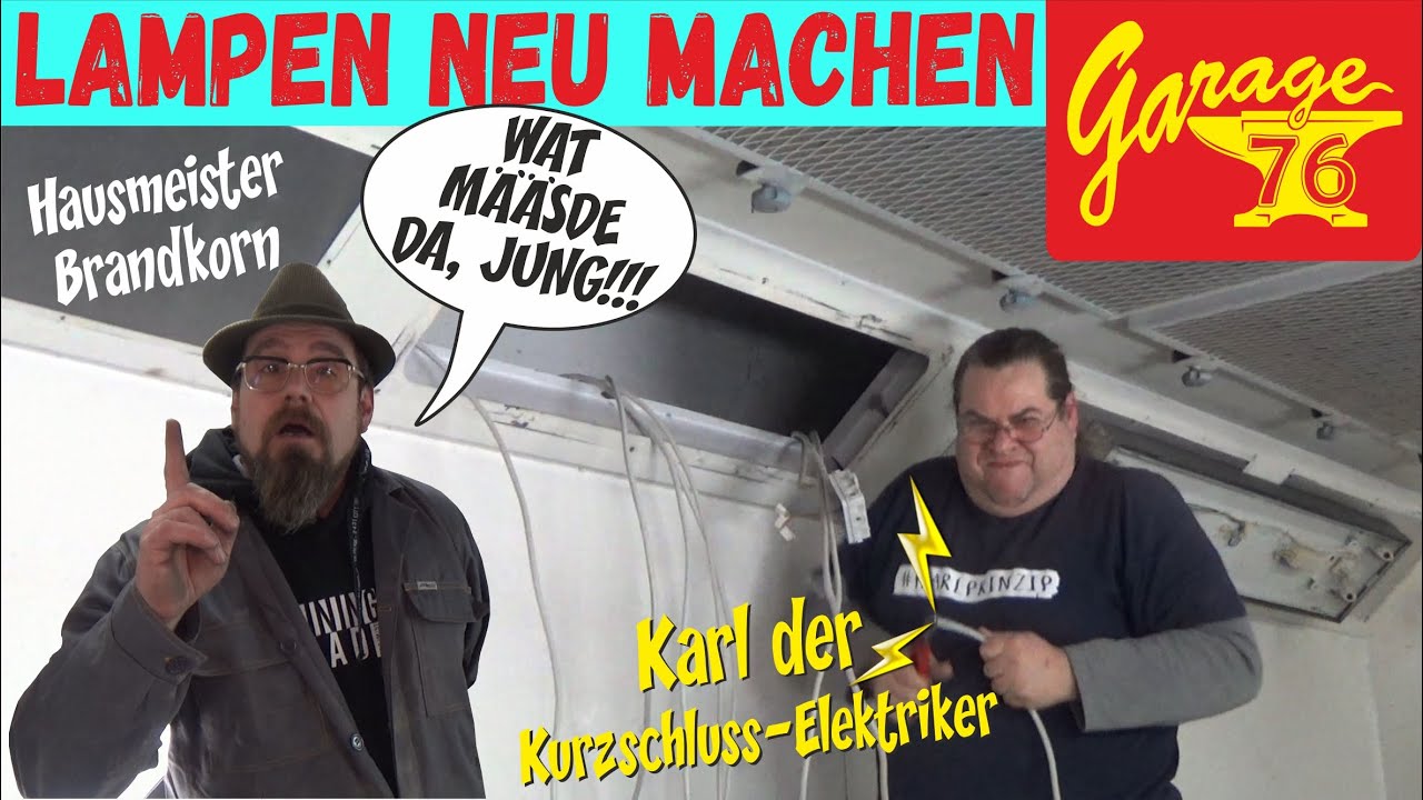 Es werde Licht ... in der Garage 76 | Beleuchtung für die Lackierkabine [ROADTRIP]