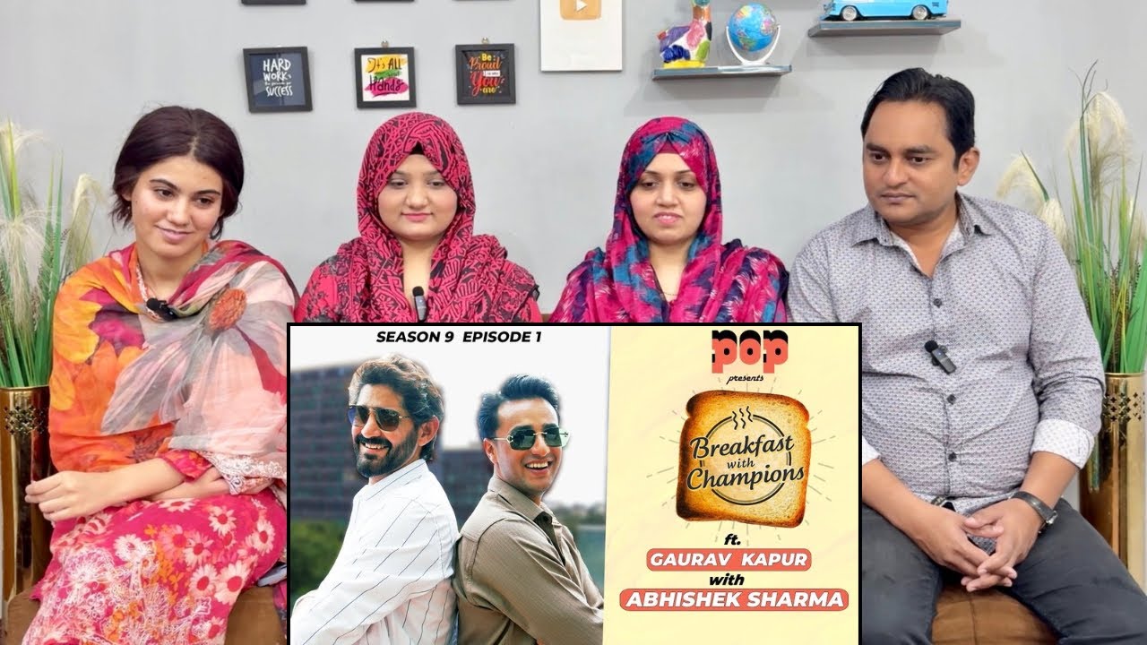 S9E1 | Abhishek Sharma | Breakfast With Champions Ft. Gaurav Kapur | POP UPI | Reactology 2.0