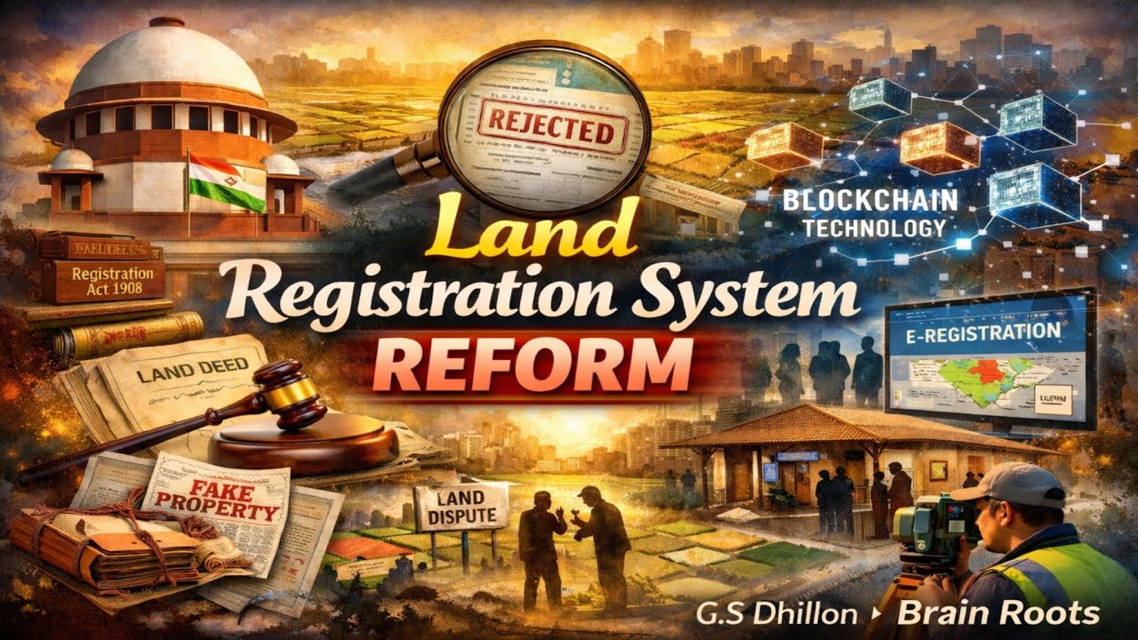 Land Registration System in India | Supreme Court Verdict & Conclusive Titling Explained UPSC IAS
