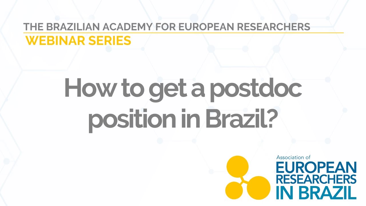 How to get a postdoc position in Brazil 🇧🇷 ?