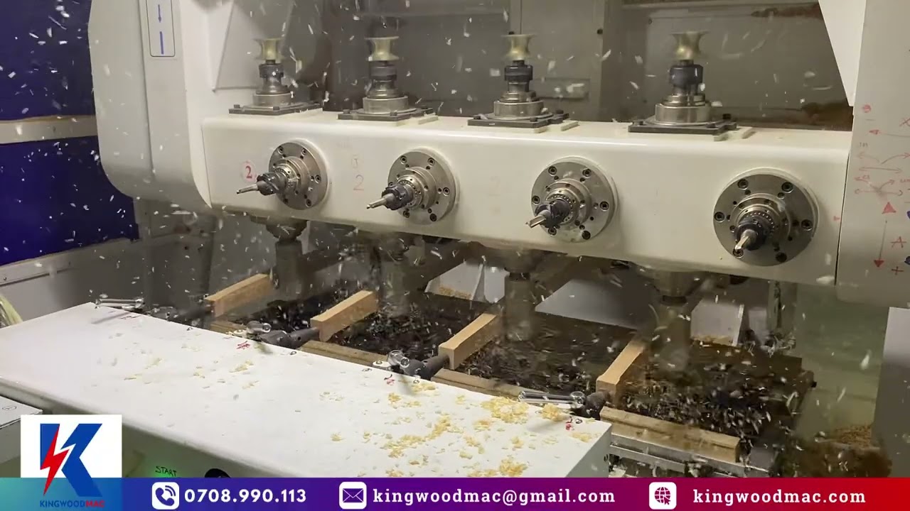 CNC 4 Trục 16 Dao: Kẹp Phôi 360° & Chống Tâm – Chuẩn Xác Tuyệt Đối, Nhanh Gấp 4! KW 4SE D1200