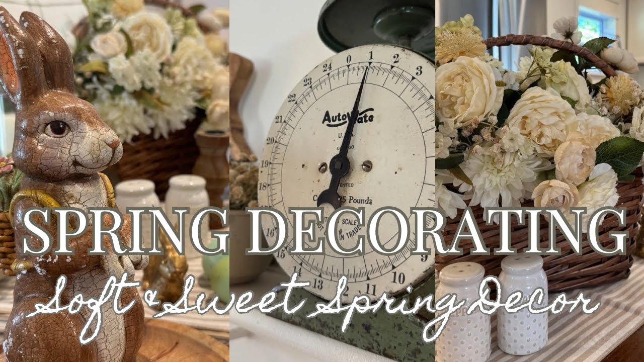 Spring Decorate With Me // Living Room Refresh & Decorating Ideas // Spring 2025