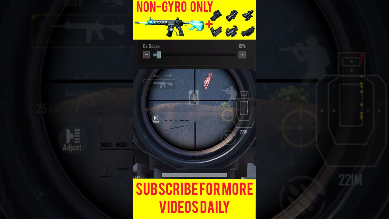 m416 no Recoil sensitivity for non gyro #bgmi #gaming #trending #shortsvideo #shorts #playalive
