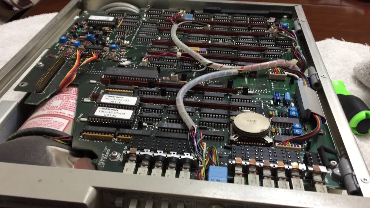 Tek2230 oscilloscope repair and kids seeing their voice for the first time