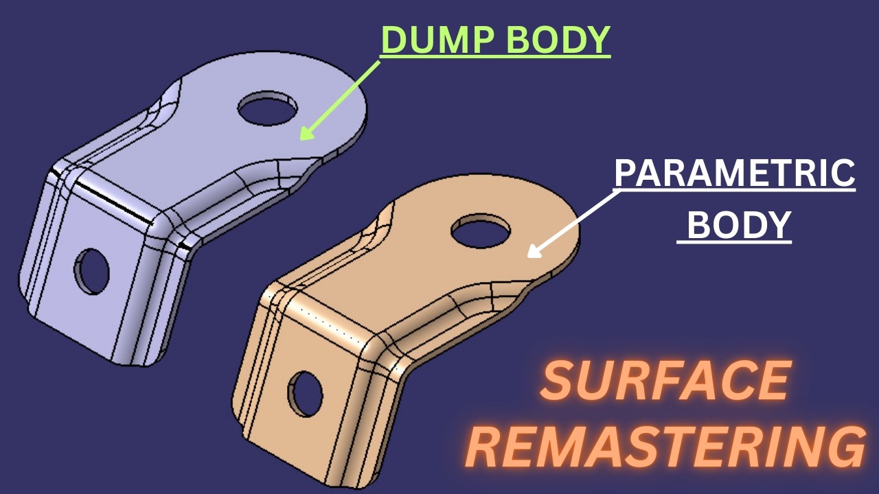 Catiav5 || Surface Remastering in Catia || Anand Asawa
