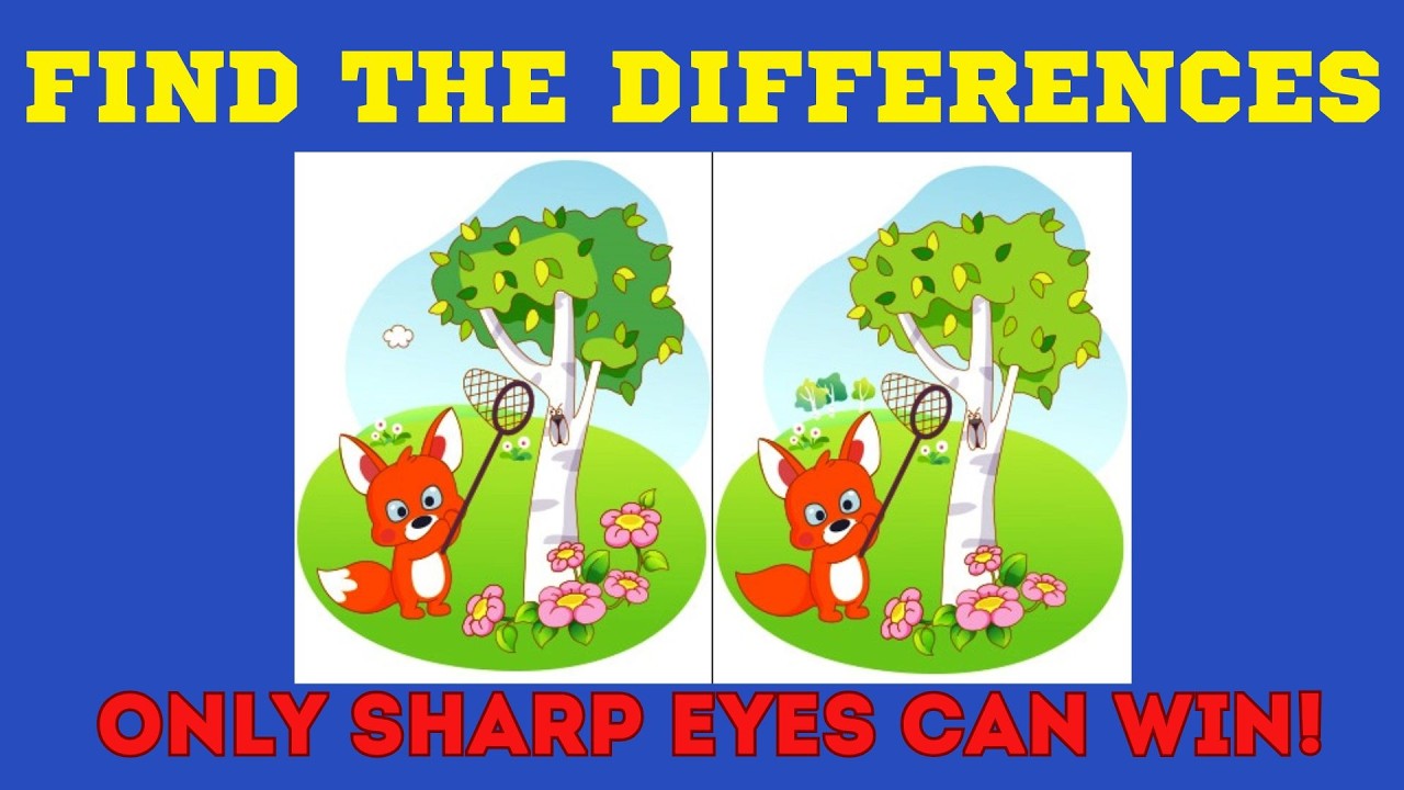 Find the Differences Challenge 🔍 | Only Sharp Eyes Can Win! #quiz #findthedifference #find #funquiz