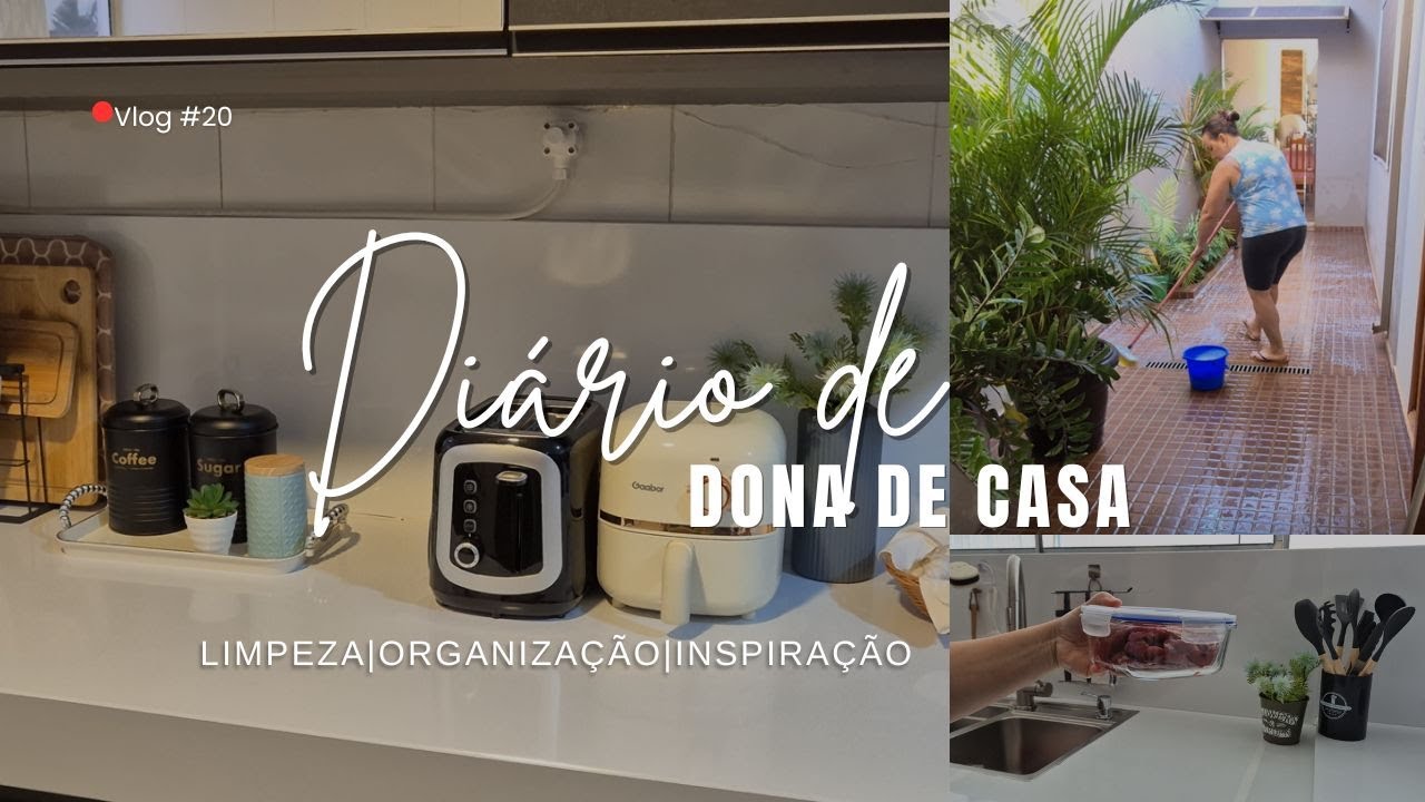 Rotina leve de segunda-feira | Testei produto novo na garagem + organização do freezer!