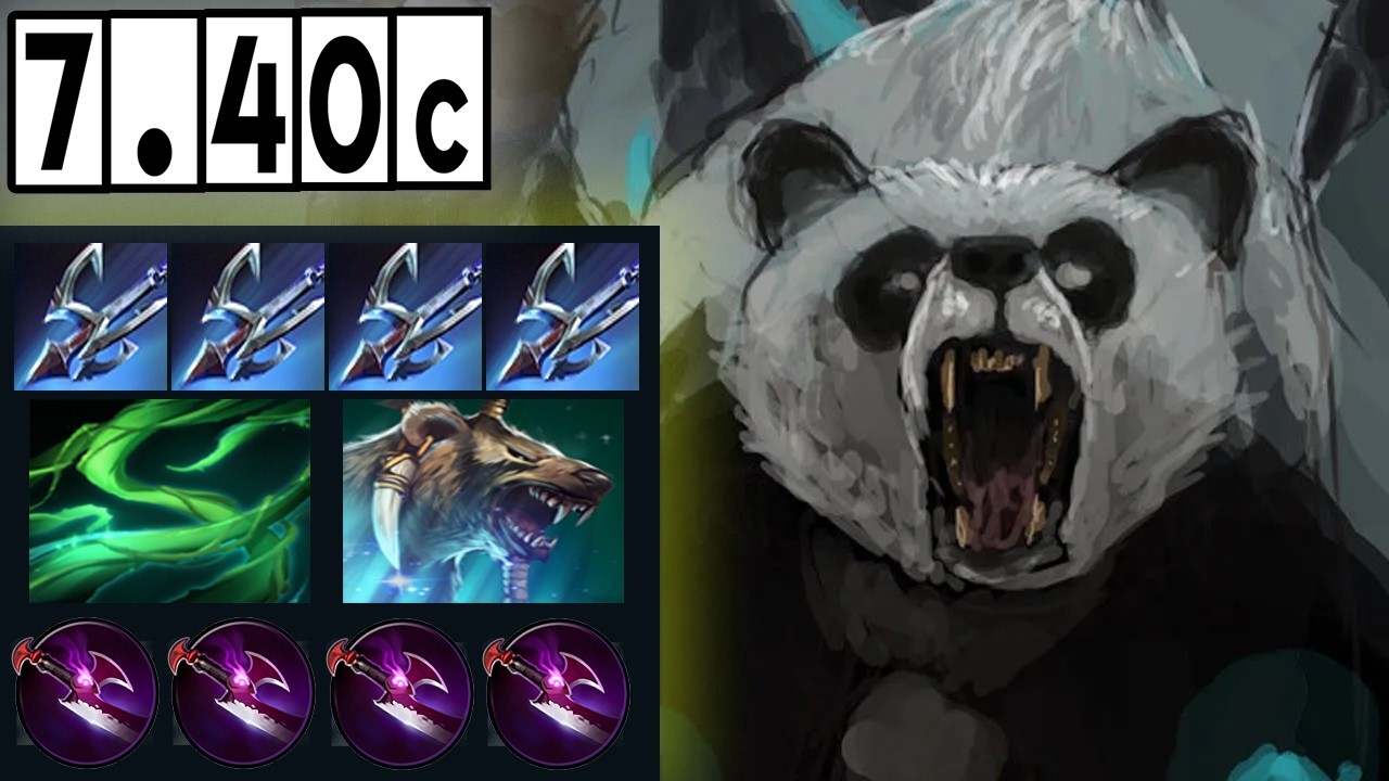 Lone Druid on Easy Line!  [Full Match Gameplay Dota 2] 7.40c