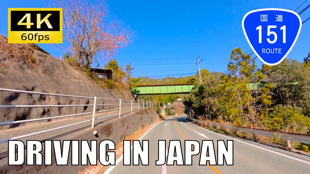 【Driving in Japan】National Route 151 : Shinshiro - Toei, Aichi [Insta 360 Ace Pro 4K60P]