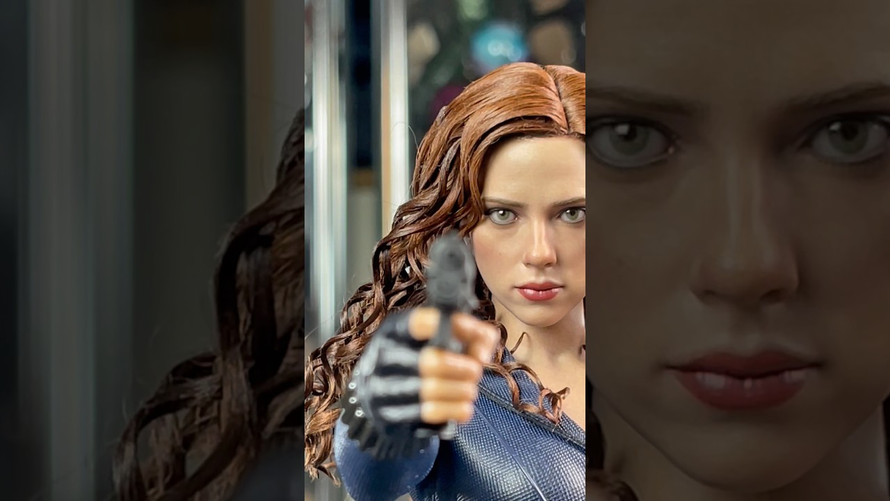 This can&rsquo;t be a figure..😱 Black Widow Unboxing ASMR #asmr #unboxing #blackwidow