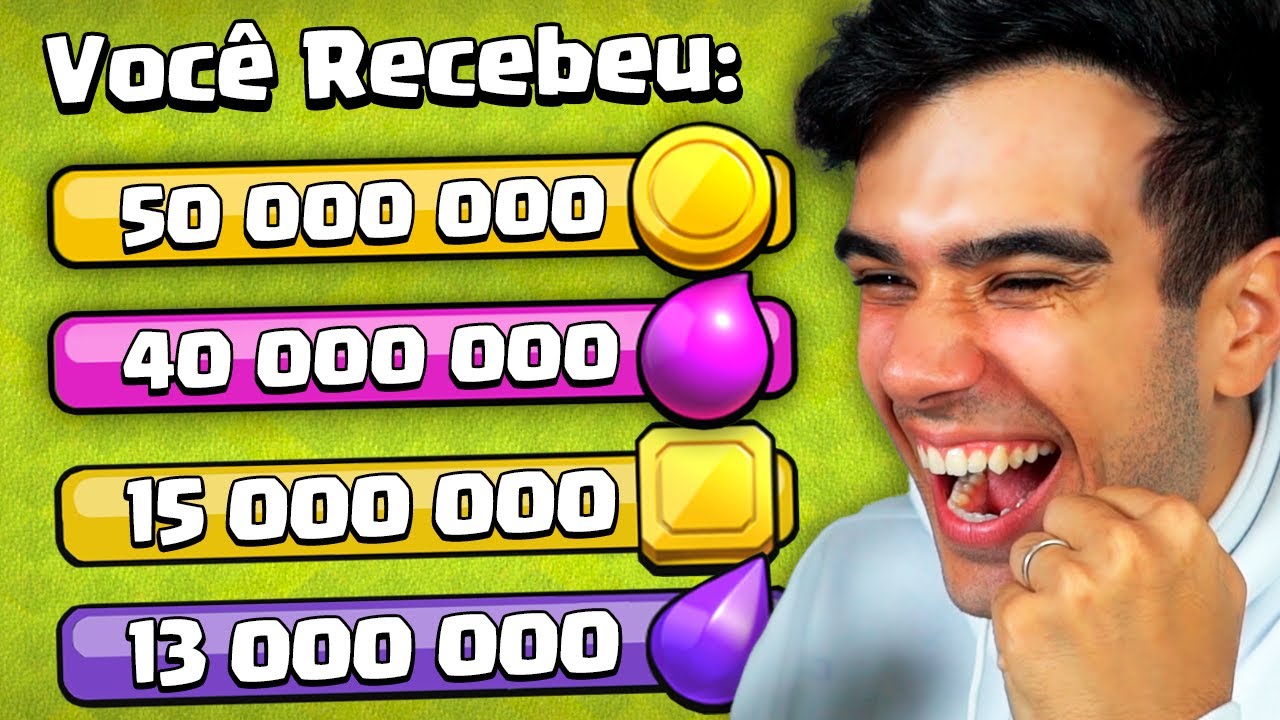 GANHEI A MELHOR RECOMPENSA DO CLASH OF CLANS!
