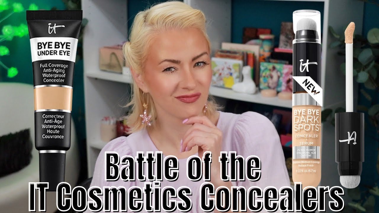 NEW IT Cosmetics Bye Bye Dark Spots Concealer vs Bye Bye Under Eye Concealer