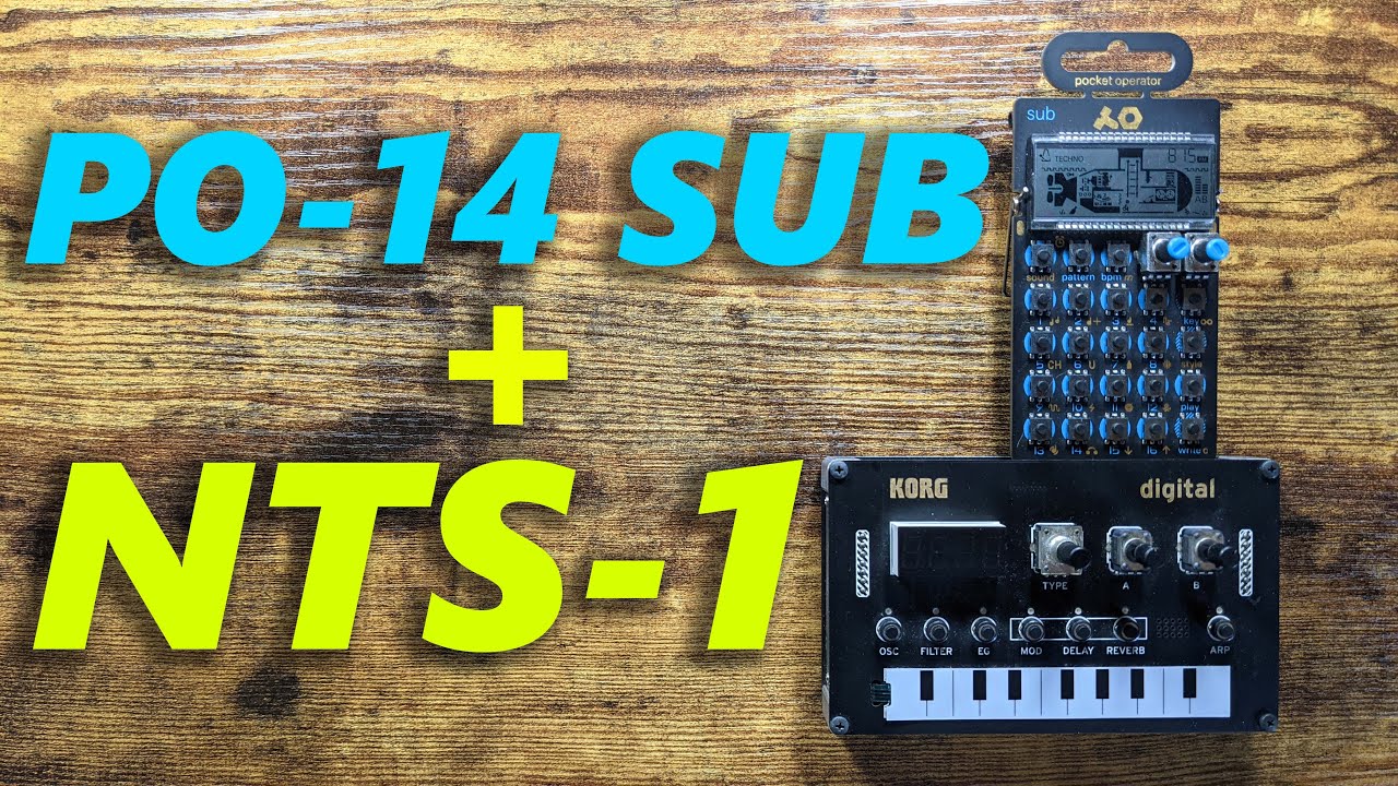 NTS-1 and PO-14 Sub are Incredible Together!