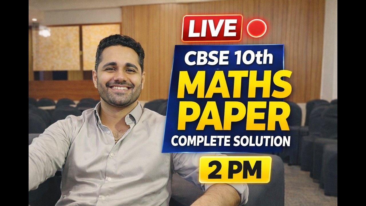 Class 10 Maths Board Exam 2026 Complete Solved Paper | Sure Shot 95+ Marks #boardexam