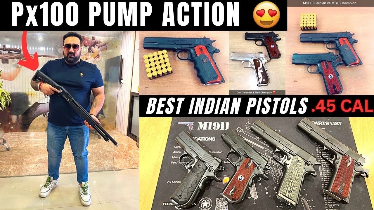 BUYING A NEW PISTOL?😍 || BEST INDIAN PISTOLS .45 Cal || MSD GUARDIAN 1911 vs CHAMPION 1911