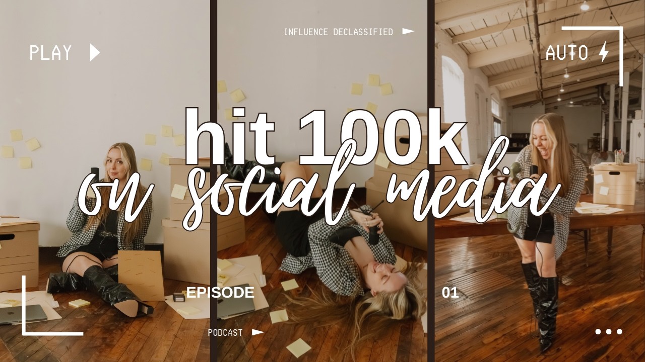 How you're going to hit 100k followers on social media in 2026 | Influence Declassified Ep. 01