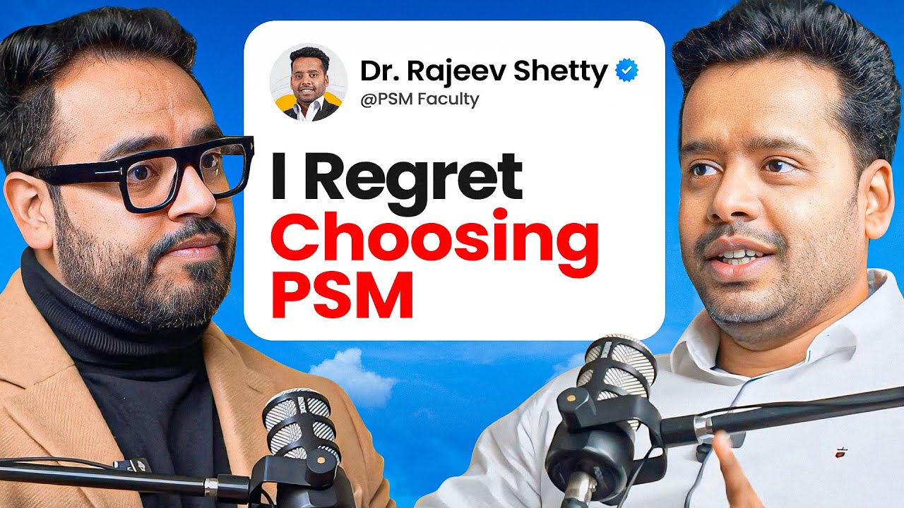 Why Did I Choose PSM? | MD PSM Salary, Scope, Future, Pros and Cons | Dr. Rajeev Shetty