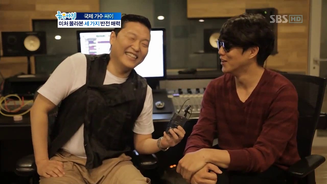 성시경&싸이  뜨거운 안녕 녹음 인터뷰