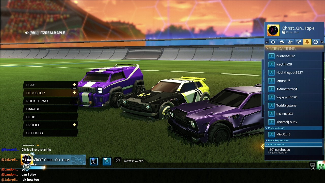 🌤️ 1ST ROCKET LEAGUE TORNAMENT + MINECRAFT