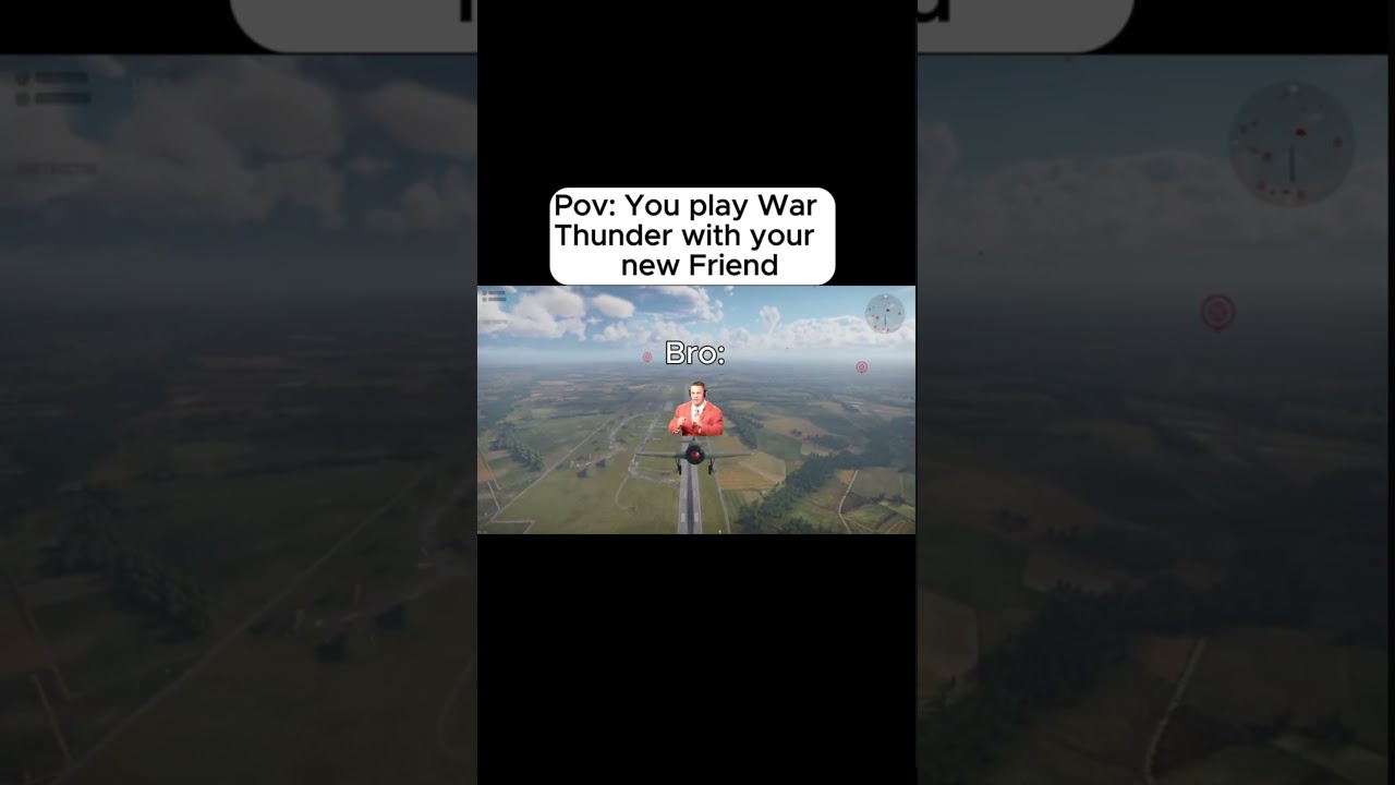 Pov:Your Friend plays with you War Thunder