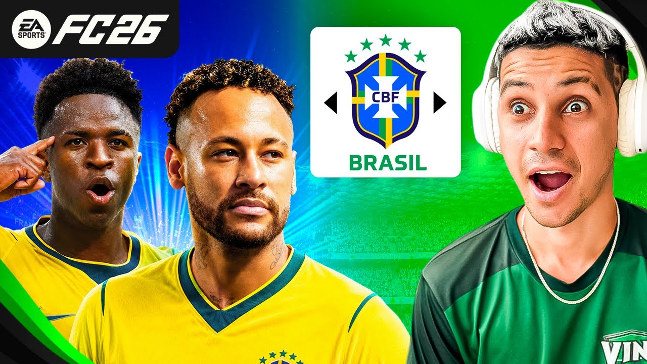 PRIMEIRA VEZ JOGANDO COM A SELE&Ccedil;&Atilde;O BRASILEIRA NO EAFC 26!