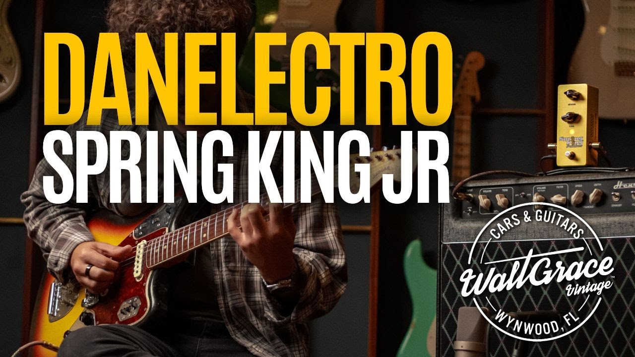 Smallest Reverb pedal with real springs inside! - Danelectro Spring King Jr