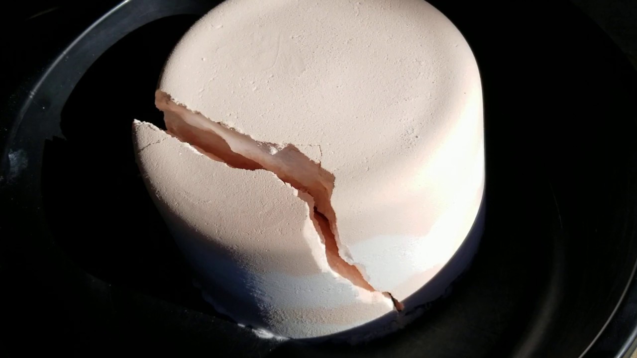 Marbled Baking Soda Cake Shaving | ASMR