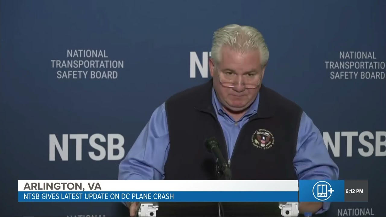 Full news conference | NTSB provides Saturday briefing on DC plane crash