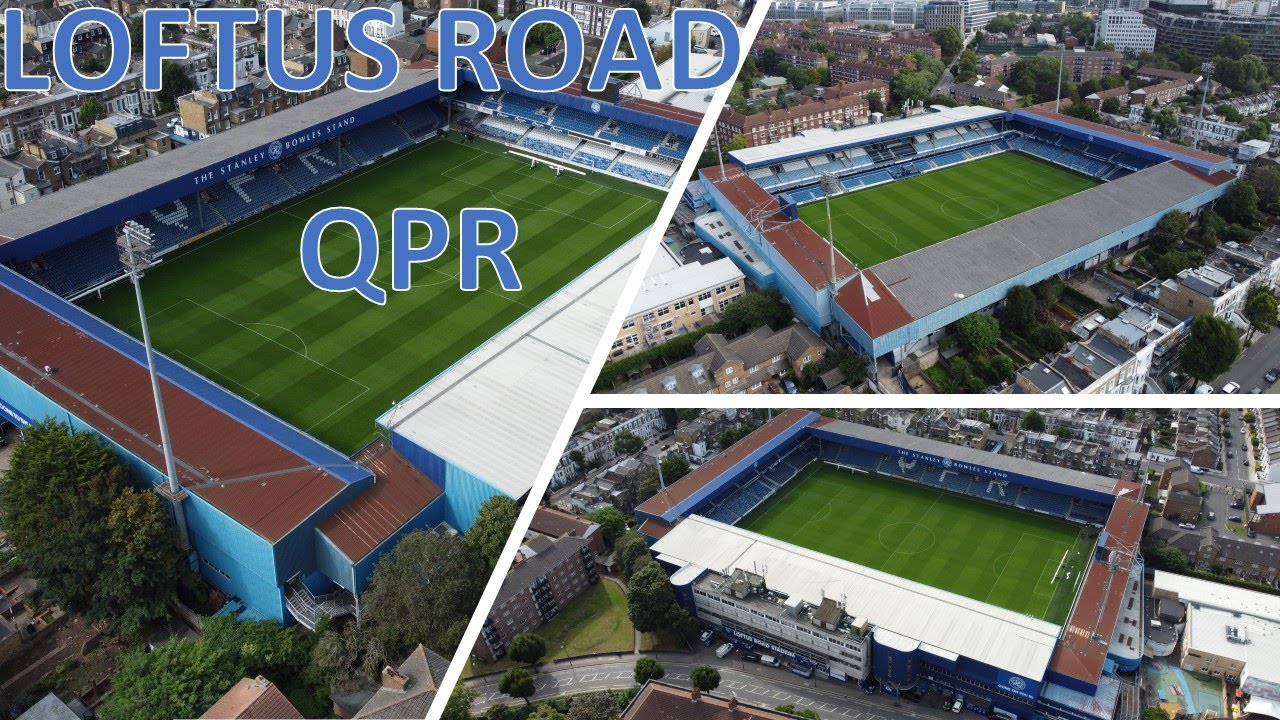 Ep25. Loftus Road, by drone. Home of QPR. In the Championship for the 23/24 season