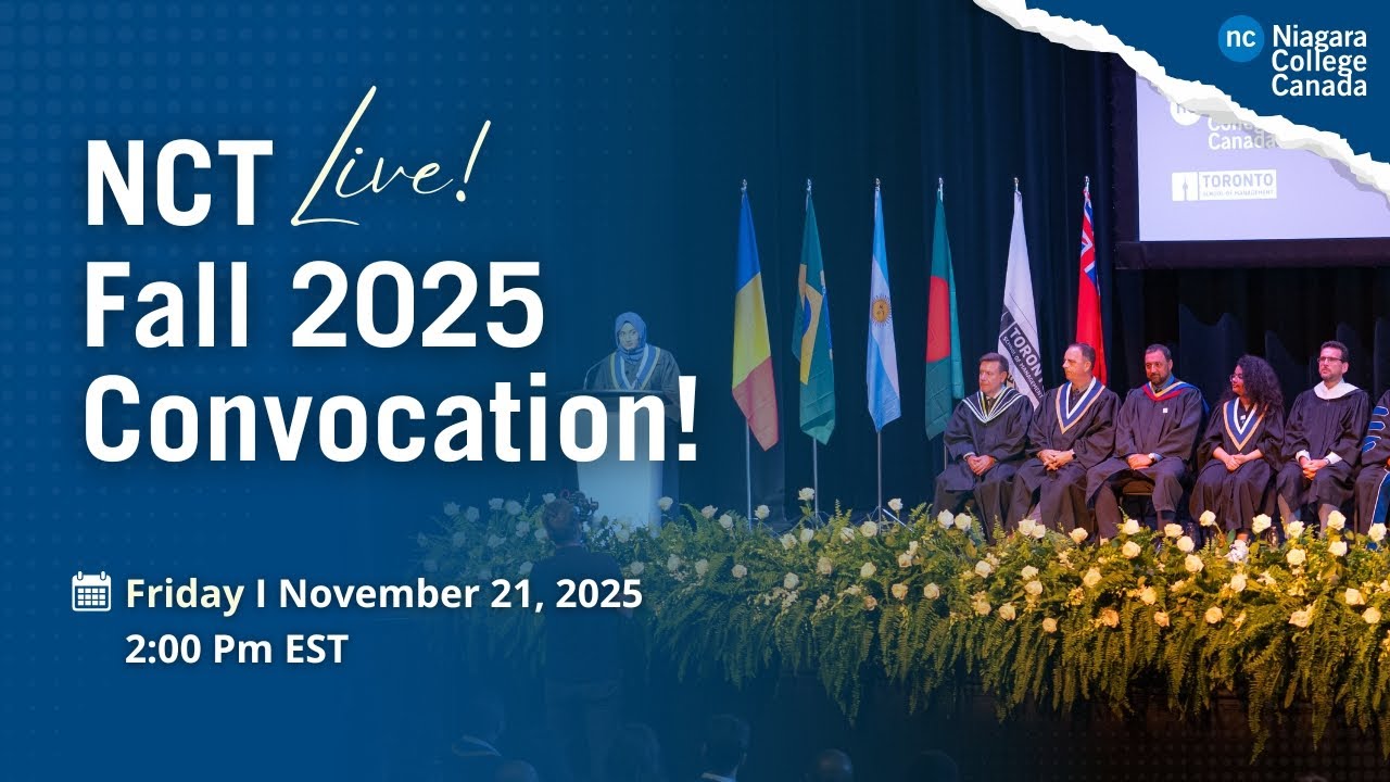 NCT Fall 2025 Convocation | Ceremony 2 (Live: November 21, 2025, at 11:00 a.m. EST)
