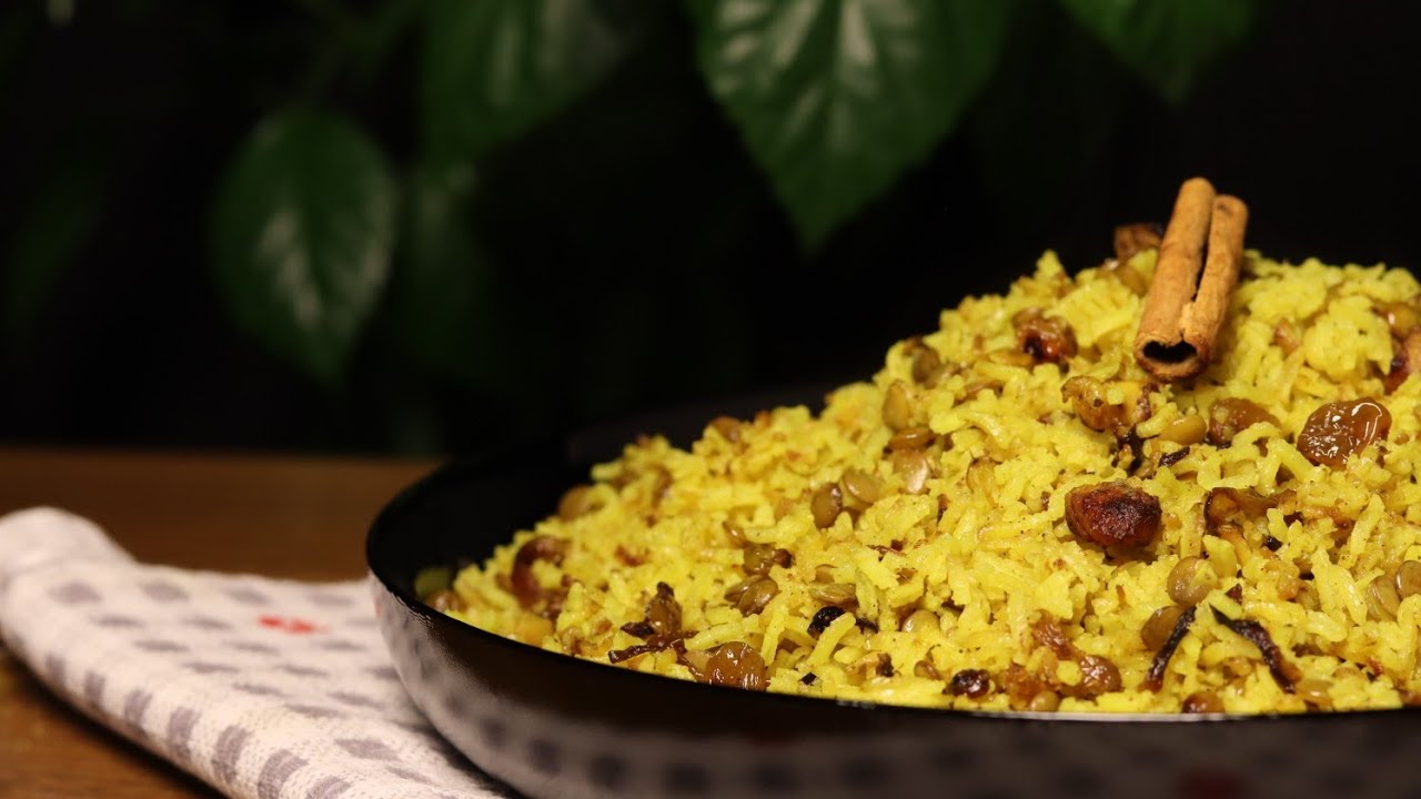 Persian Lentil Rice | Easy & Flavorful Recipe🌿