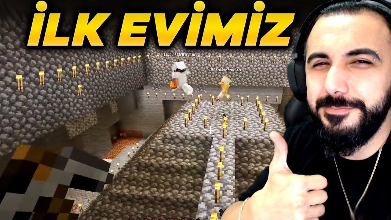 NDNG AİLESİ OLARAK İLK EVİMİZİ YAPTIK!! EKİPLE MİNECRAFT #2 | Barış Can