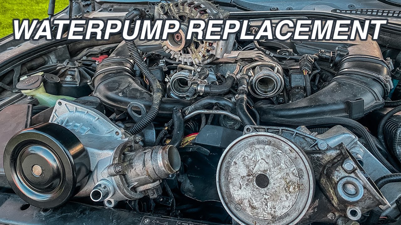 WATERPUMP REPLACMENT ON A F10 550I N63