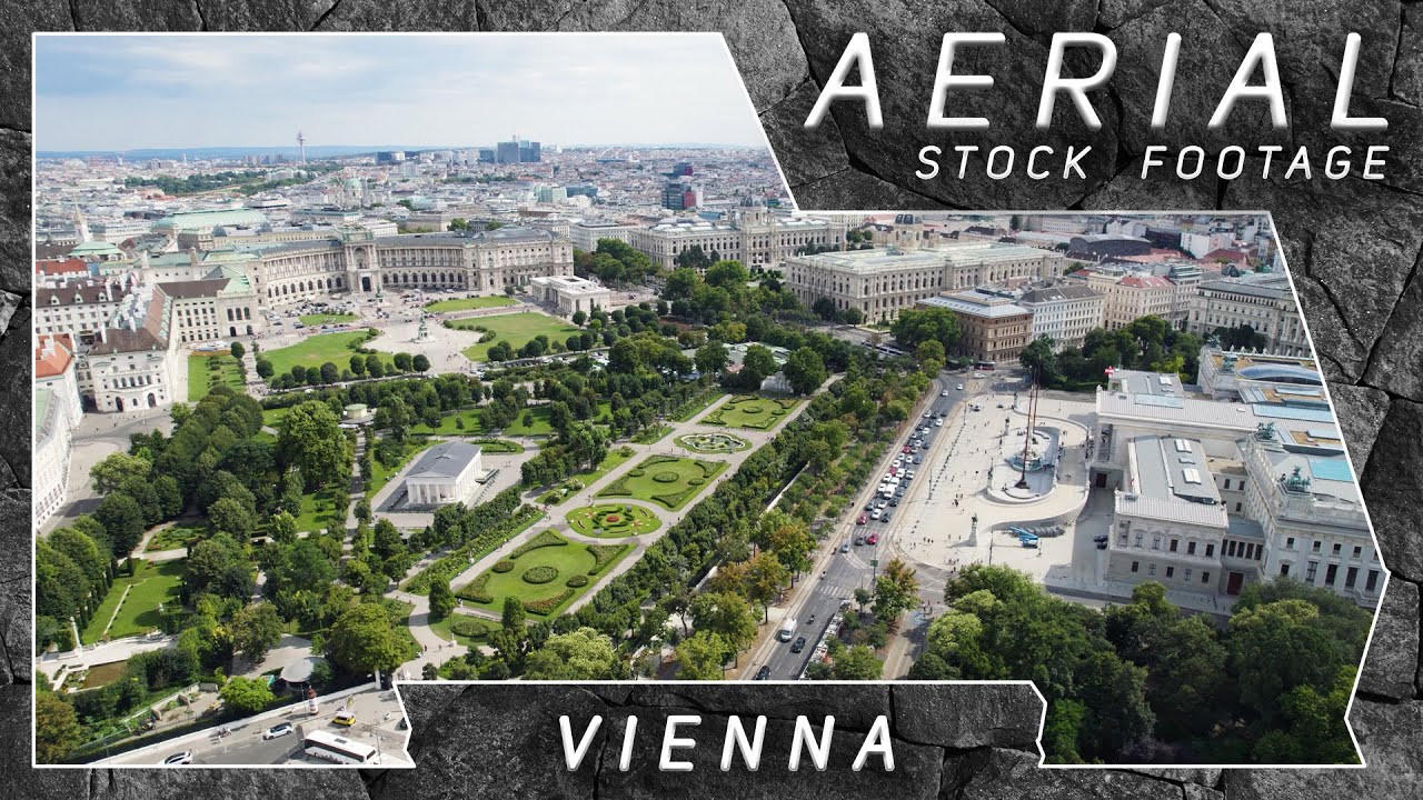 Vienna ● Austria 🇦🇹 | 4K Aerial Drone Stock Footage