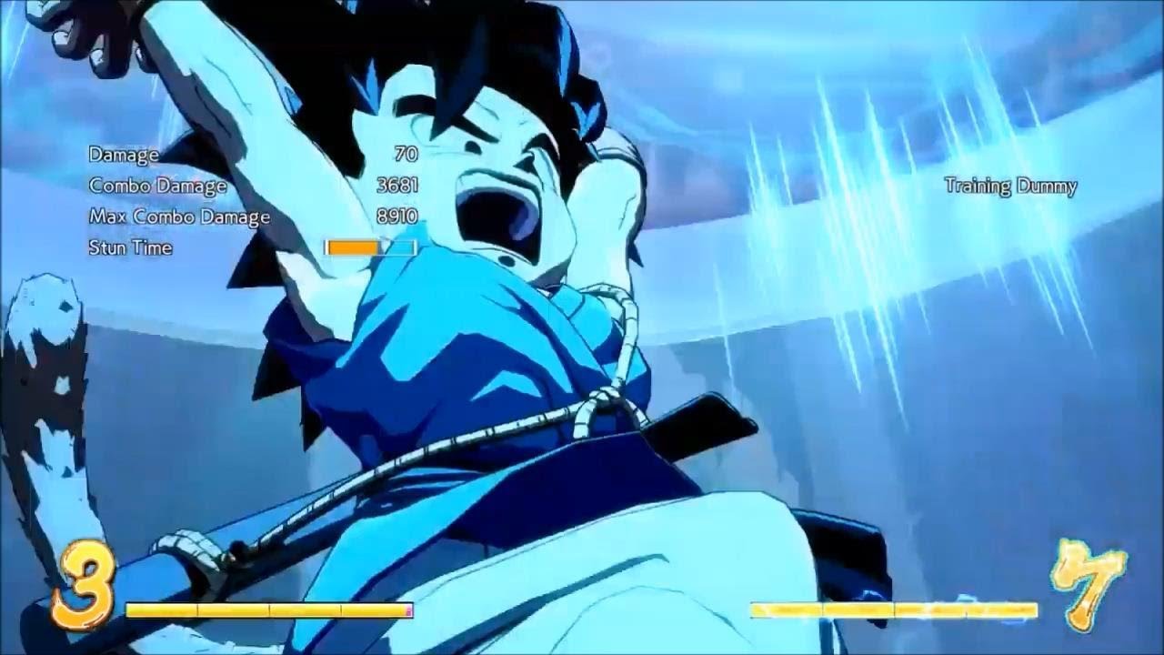DBFZ Kid GT Goku Advanced Combo video part 1