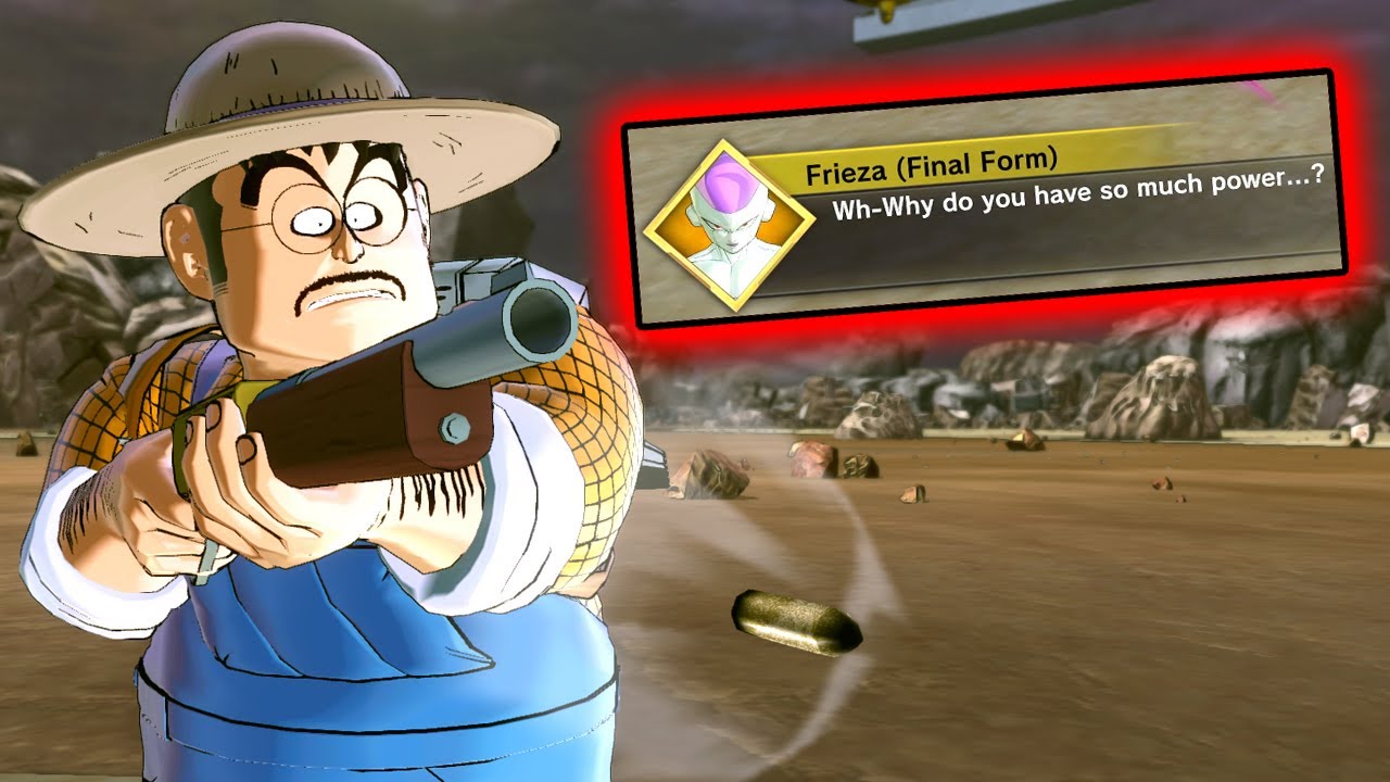 DBXV2 Farmer with a Shotgun SOLOS Everyone! STRONGEST CHARACTER EVER!? MORE THAN BASE CABBA!?
