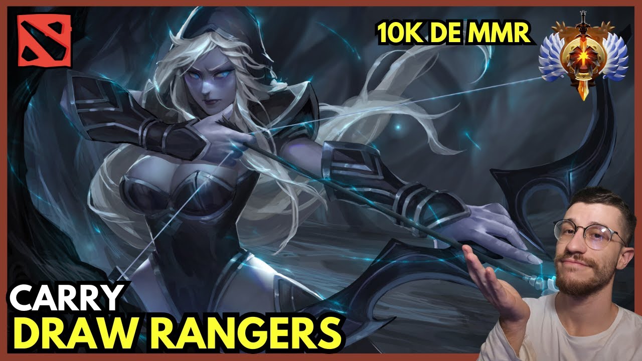 É A DROWS Carry no Patch 7.40B... 10k de MMR... #dota2 #dota2brasil