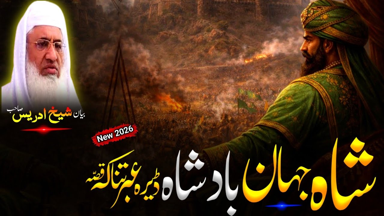 Pashto Bayan | Molana sheikh idrees Sahib bayan | شاہ جہان بادشاہ قصہ 