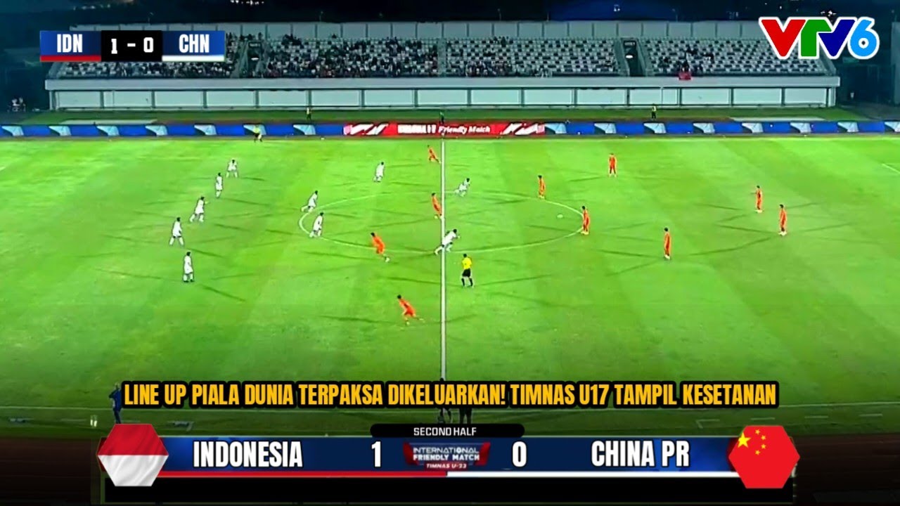 🔴SEDANG BERLANGSUNG - LEG 2 INDONESIA VS CHINA  &bull; LINE UP PIALA DUNIA KELUAR TIMNAS TAMPIL KESETANAN