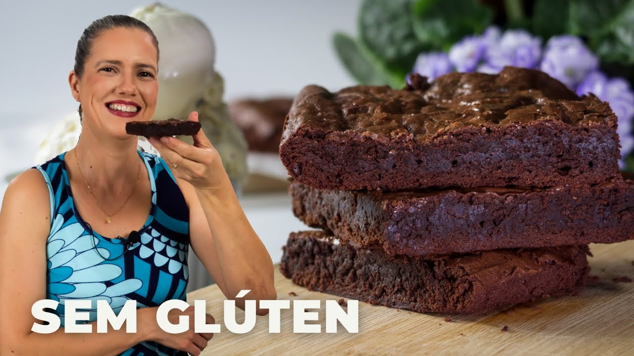 ESSE É O VERDADEIRO BROWNIE SEM GLÚTEN (sem trigo) - GLUTEN FREE
