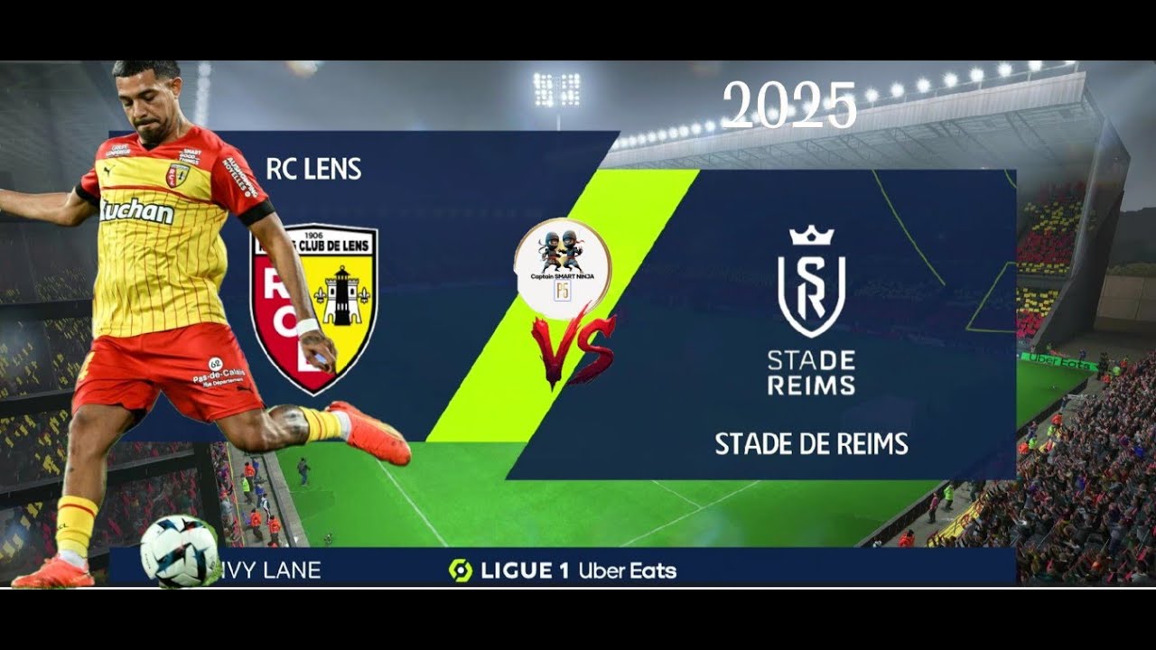 FULL ACTIONS LIGUE 1 PREDICTION MATCH 2025  RC LENS VS STADE DE REIMS