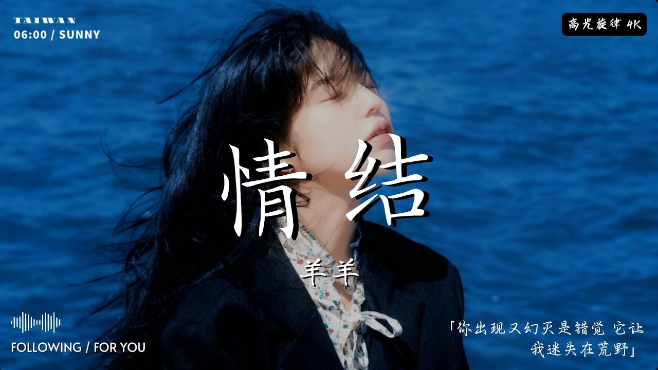 羊羊 - 情結「你出現又幻滅是錯覺 它讓我迷失在荒野」【動態歌詞】♪