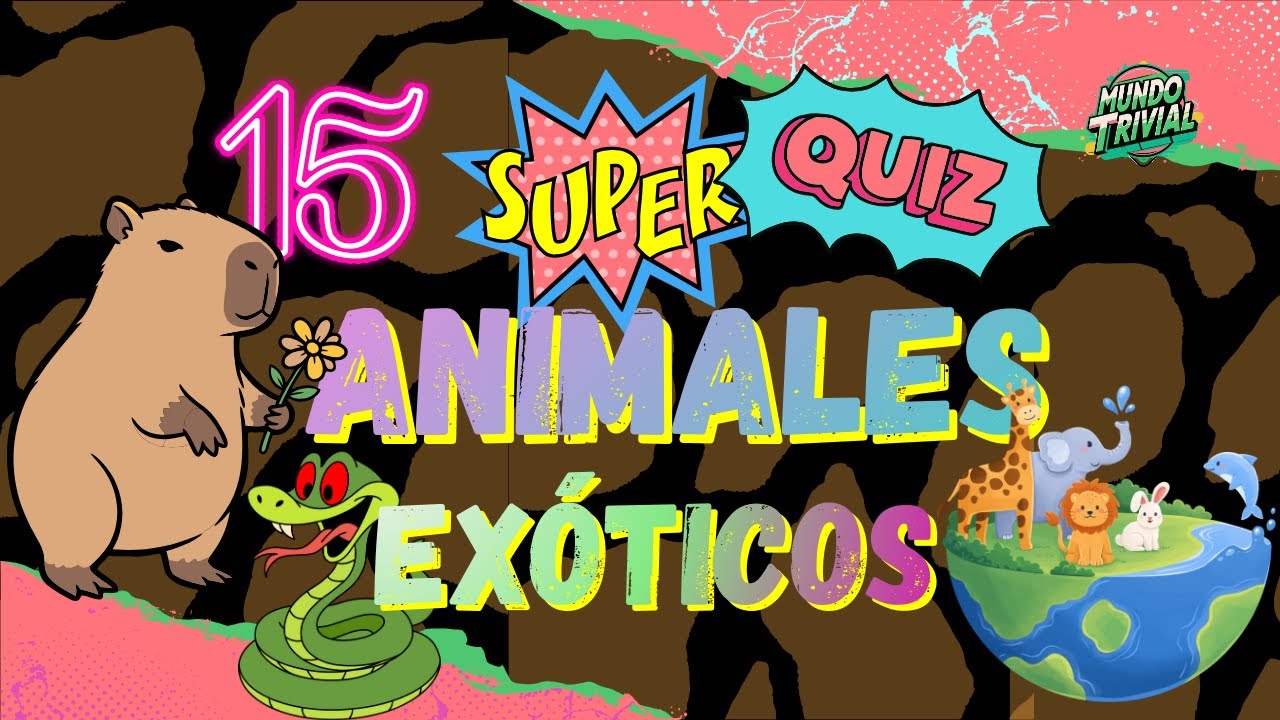 ¿Lograrás pasar este quiz de animales exóticos?