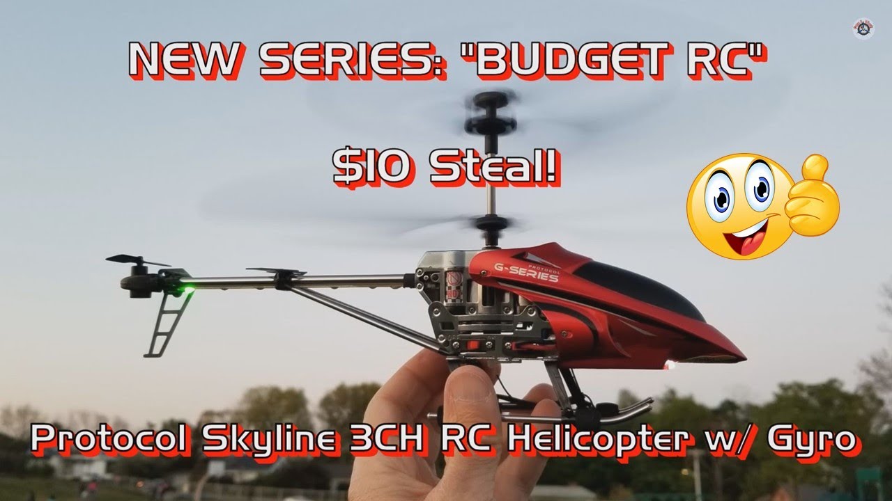 Protocol Skyline G-Series 3CH RC Helicopter w/ Gyro - A beginner-friendly deal for $10! (BUDGET RC)