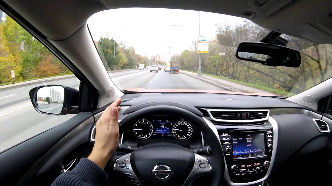 Nissan Murano - первые метры за рулем!
