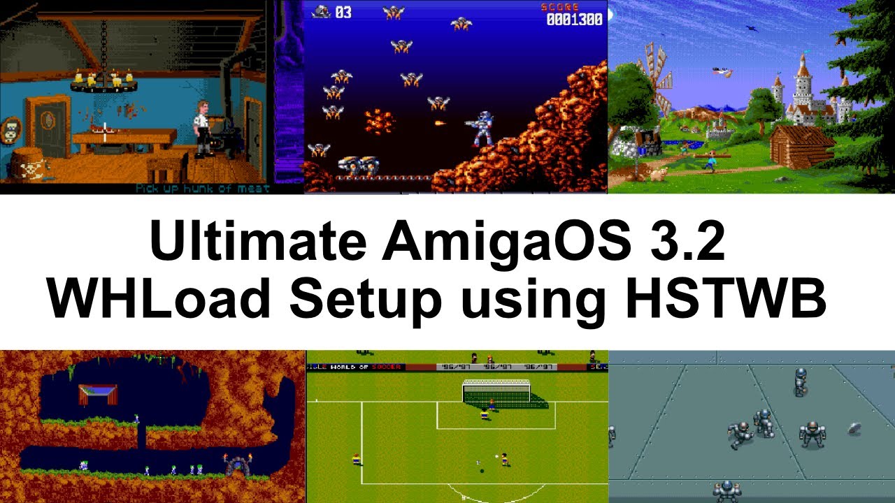 Easy AmigaOS 3.2 & WHDLoad Games setup with HSTWB Installer