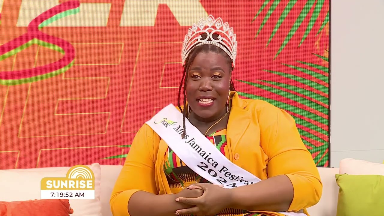 A Royal Conversation with Omolora Wilson| 2024 Miss Jamaica Festival Queen| Sunrise 08/08/2024|CVMTV