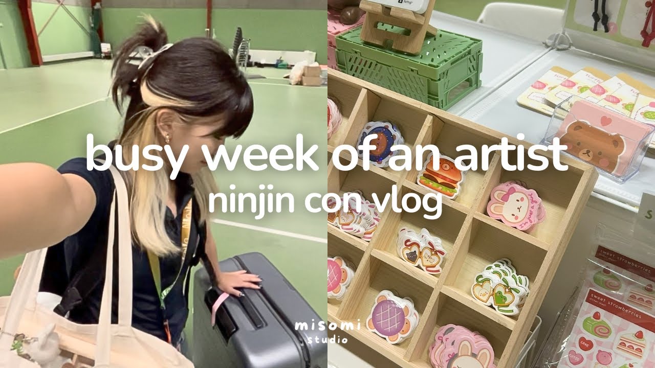 🌱 Видеоблог из аллеи художников | Подготовка, оформление, сбор марок, откровенные мысли ♡