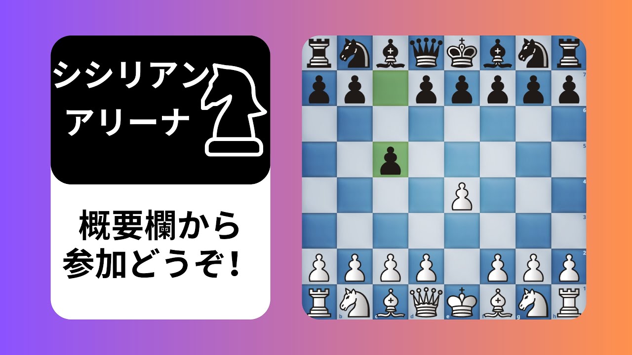 大会第4弾　シシリアンアリーナ
