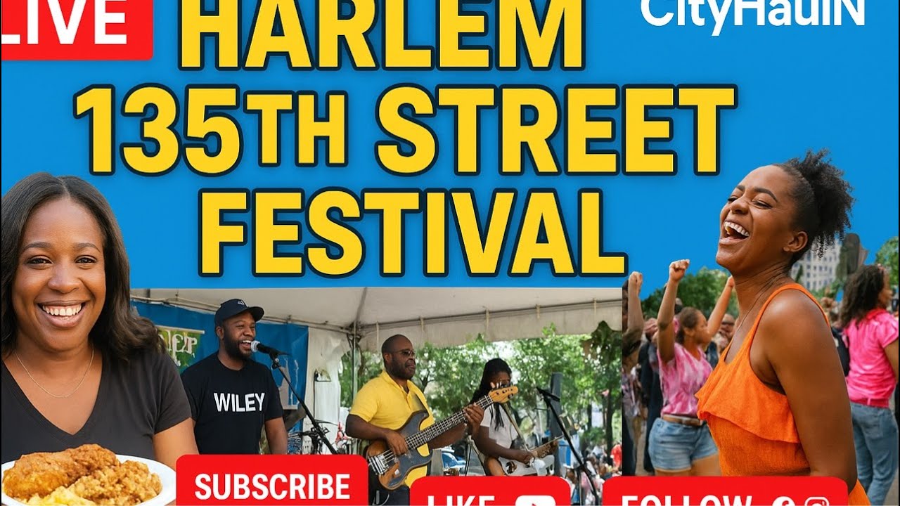 🎥 NYC Harlem Festival On 135th Street Part I